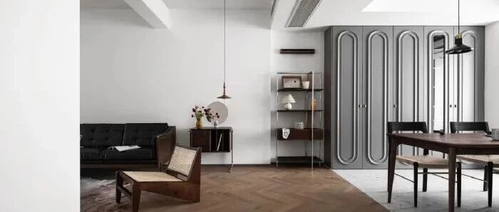 杭州89㎡“古典北欧风情”，重组破碎空间，他家开放又通透!