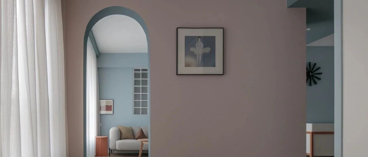 115㎡舒适北欧风，拱形门+玻璃砖，少女心爆棚！