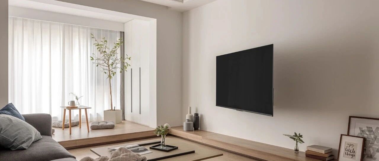 80㎡精装房改造，地台+半开放式书房，全屋智能系统提升空间格调！