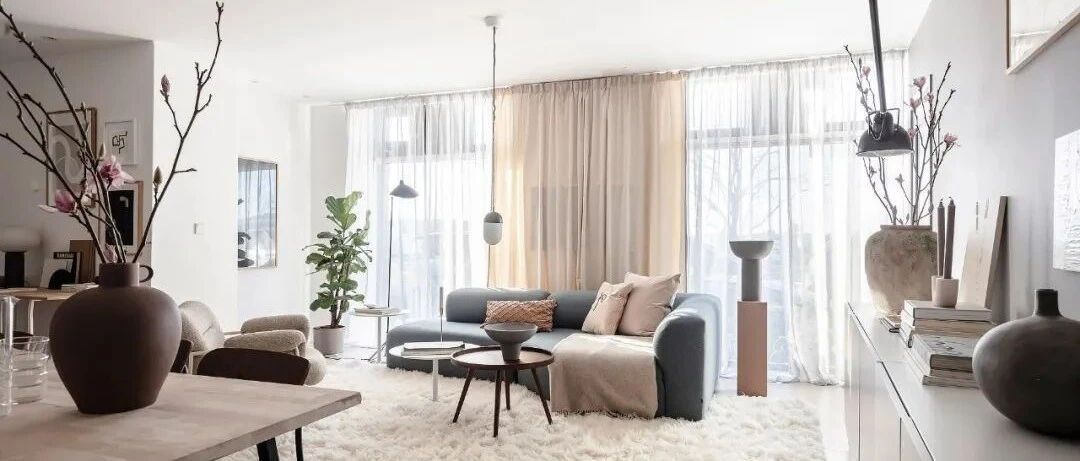 62㎡女子公寓，浅灰+轻柔石英雾粉，温柔不失坚毅！