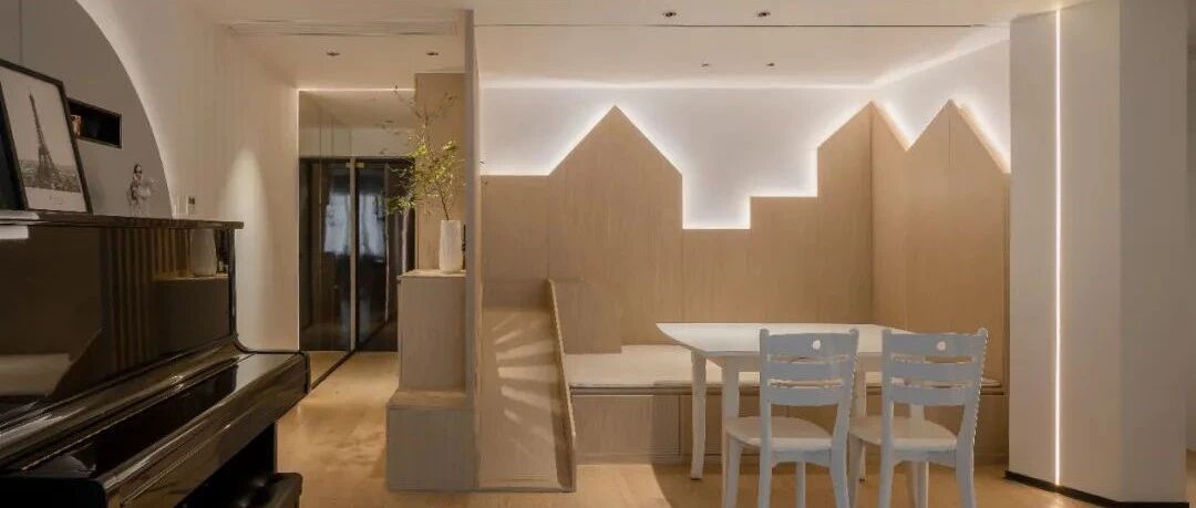 81㎡四口之家，餐厅、榻榻米、滑梯共同组成家的“第三空间”，超舒适！