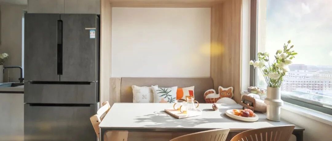 45㎡现代精英家庭居室，4口之家精细化设计，每1㎡都拥有大格局！