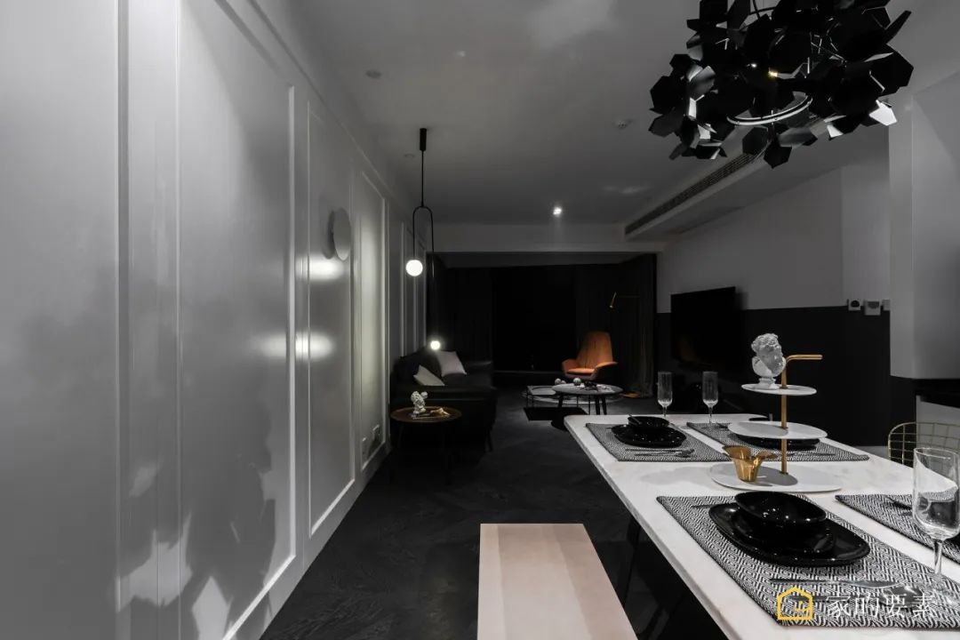 109㎡設計師的家，黑白灰、金屬+淺粉色，沉穩靜謐，一個人住簡直太棒！ 家居 第17張