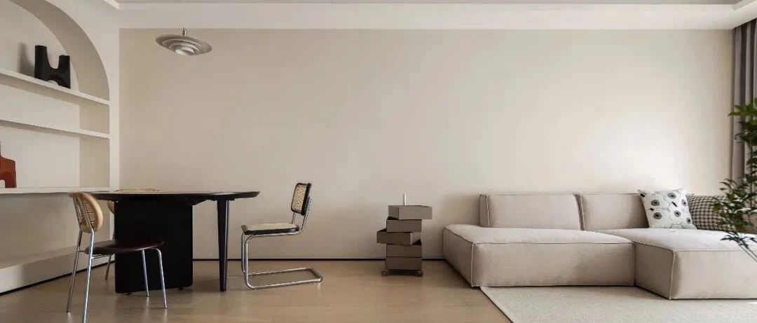 108㎡精装房改造，温暖静谧的浅色搭配木质，治愈系的家！