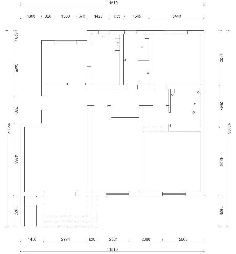 120㎡三代同堂，全屋浅色设计，弱采光一楼也敞亮！