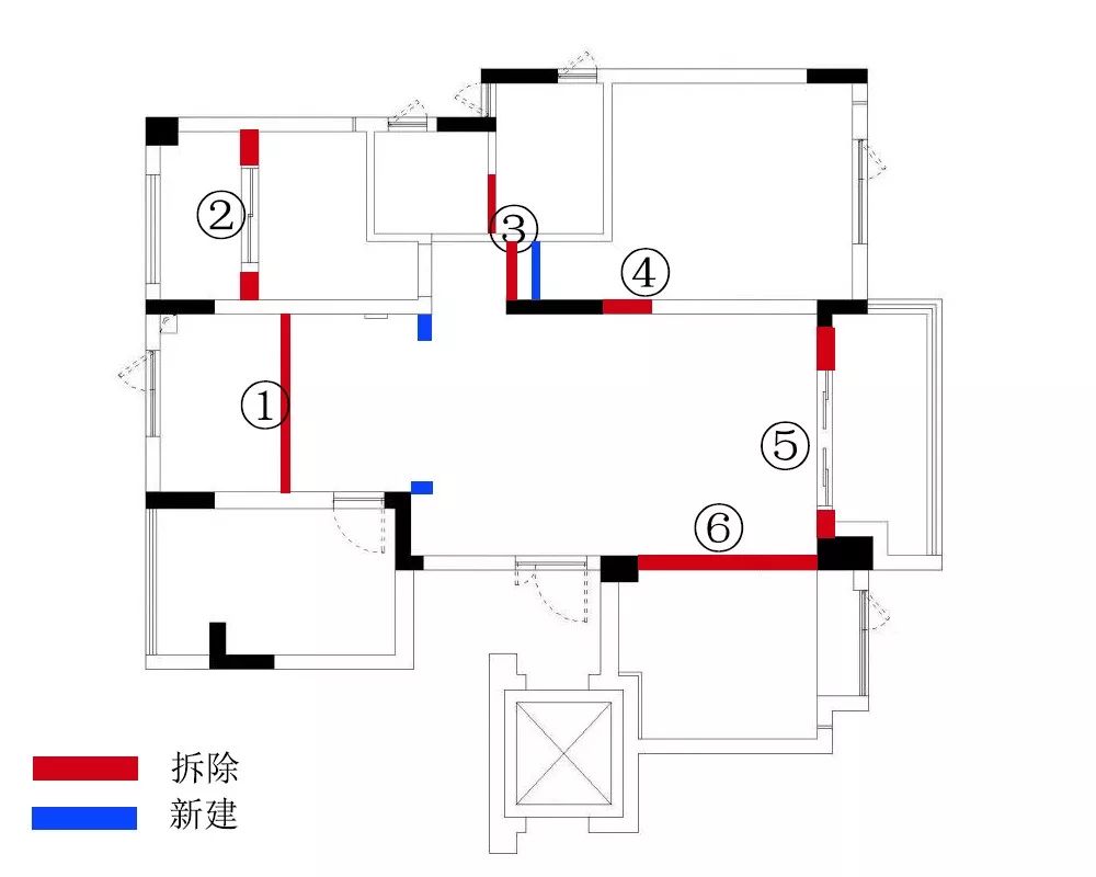 108㎡現代簡約風的家，懸空樓梯、20㎡大廚房+三分離廁所，好看又實用。 家居 第9張