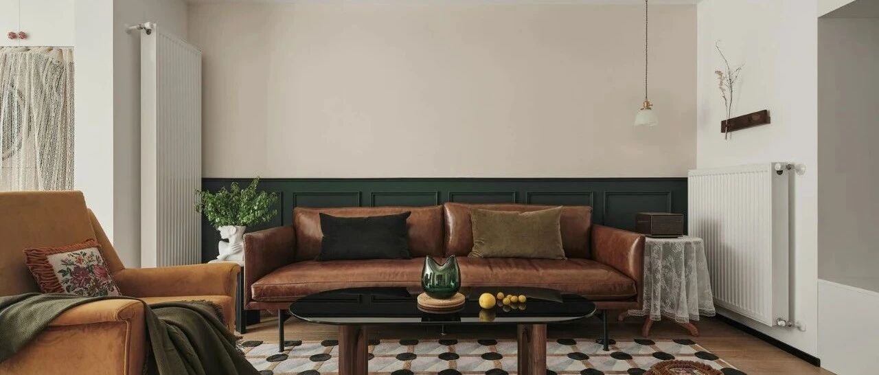 85㎡复古设计，丰富色彩组合，打造治愈系！