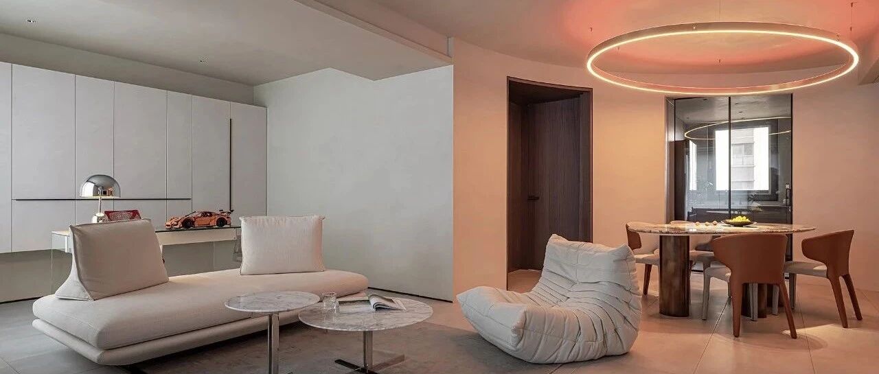 南京夫妻买下125㎡，椭圆形态弱化空间棱角，光影变化漫游星际！