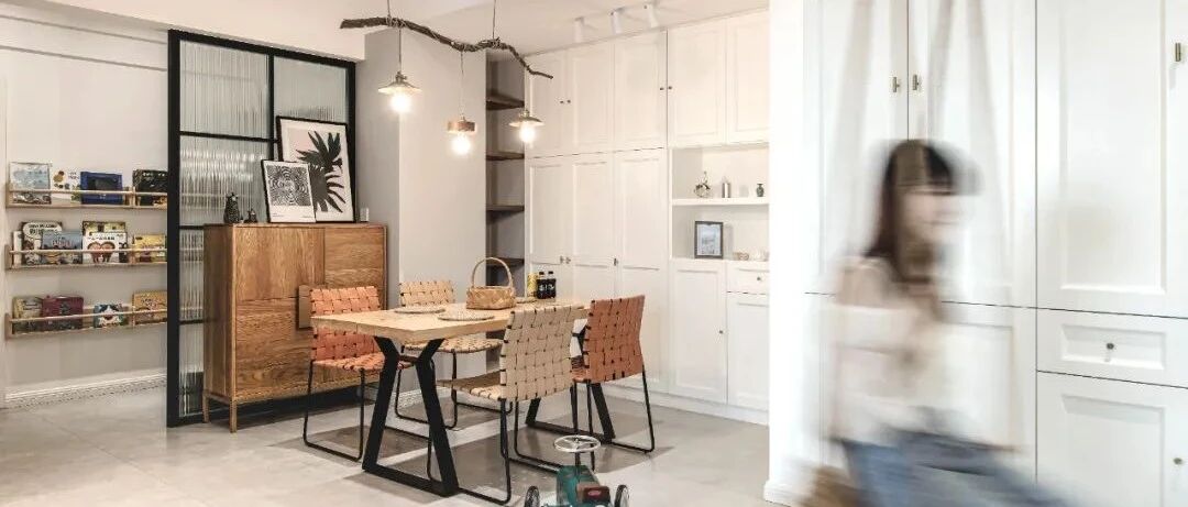 119㎡互动满分的LDK之家，吧台+电视墙一体，还有超多收纳！