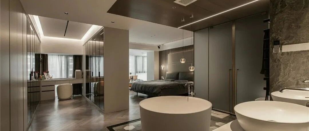 280㎡大平层，交互式餐厨、开放式书房、主卧大套房...现代轻奢之家！