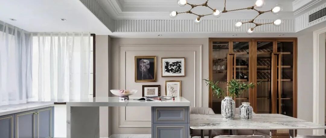 210㎡美式轻奢风格，精致格调和设计质感的完美融合，满屏高级感！
