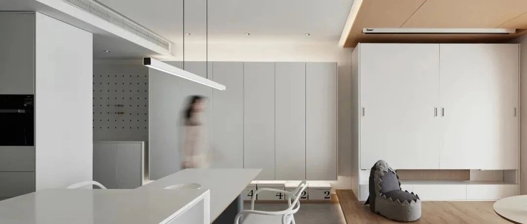 78㎡精装修改造，改变动线，抬高底层，“盒体形状”更好的利用空间！