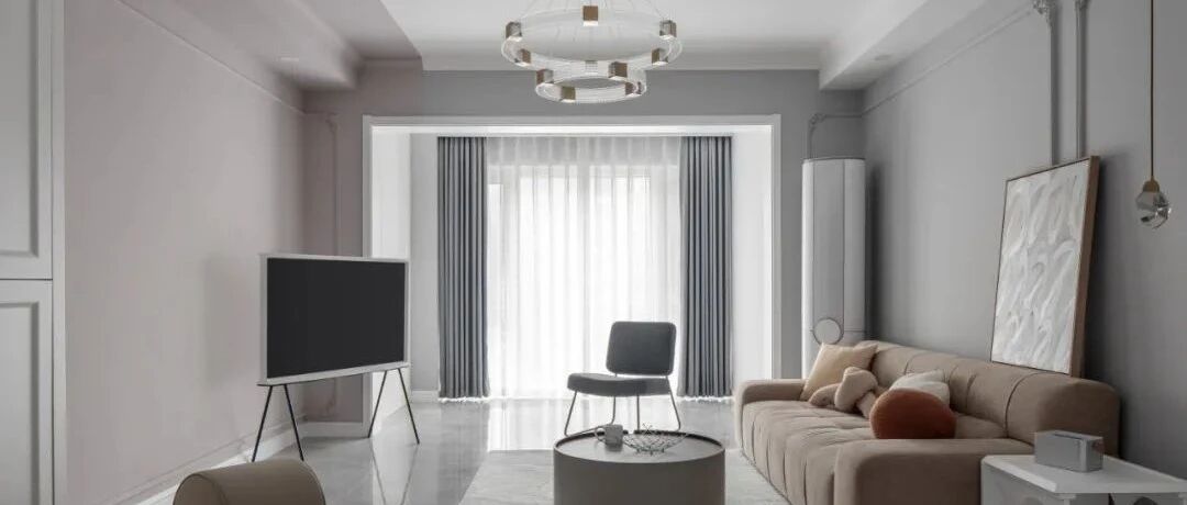 125㎡法式风格，流线的布局、低饱和的色彩...浪漫而充满热爱的家！