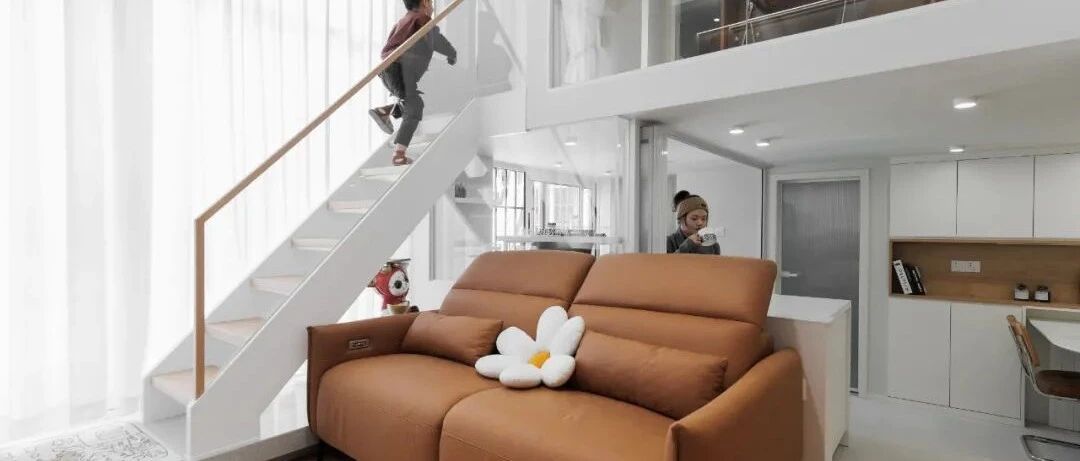 40㎡复式楼，挑战4.3m层高，三室双楼梯！