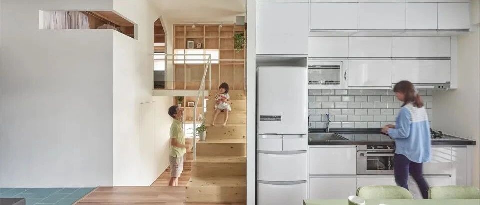 40㎡住一家三口，衣帽间、书房、开放式客餐厨、榻榻米，一个不少！