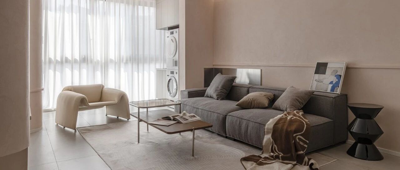 107㎡现代主义两人居，艺术漆营造出浪漫氛围粉色宅！