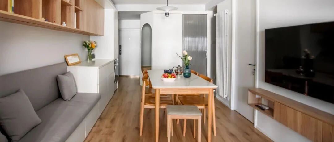 60㎡现代日式布局，弱化斜面结构，实现两室变三室！