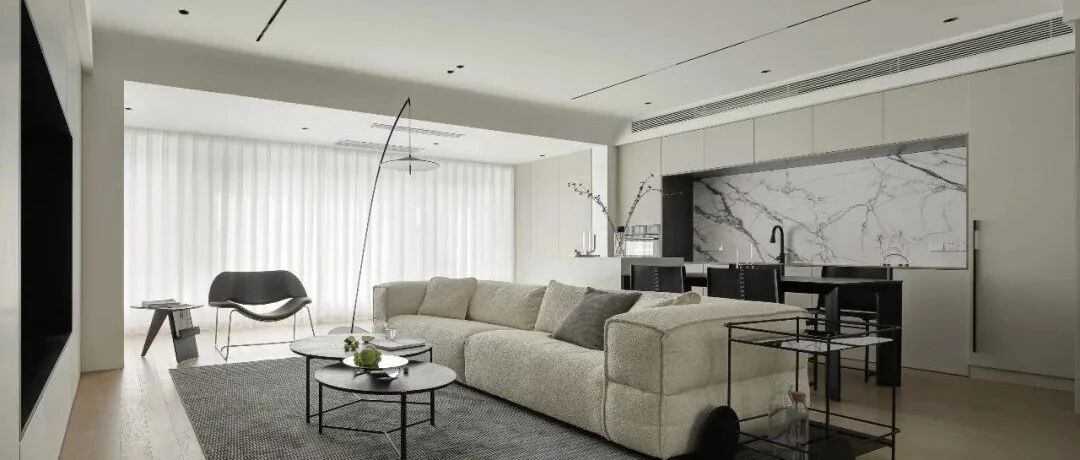 143㎡简约风，开放式核心区、衣帽间、多功能室...素雅温和又不失高级感！