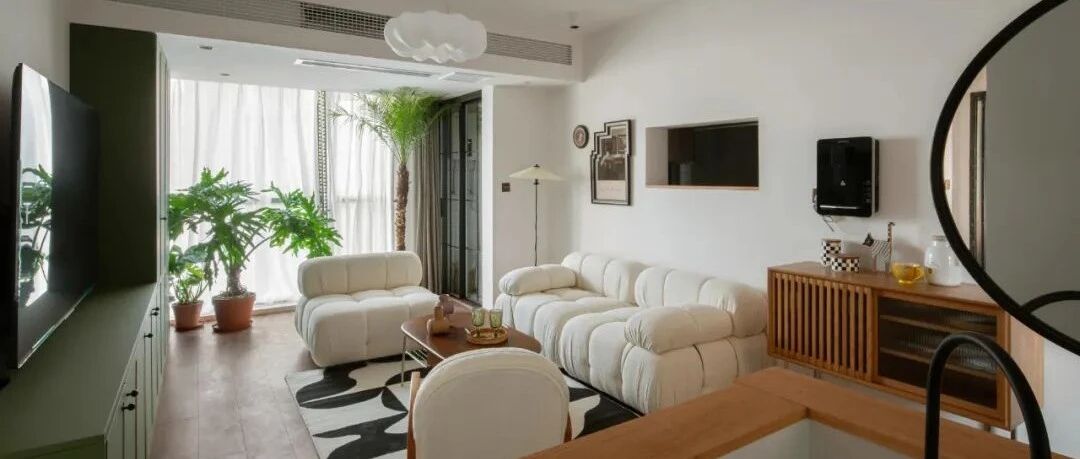 舒适的动线、开阔的视野、大大的厨房...90㎡温暖又精致的家!