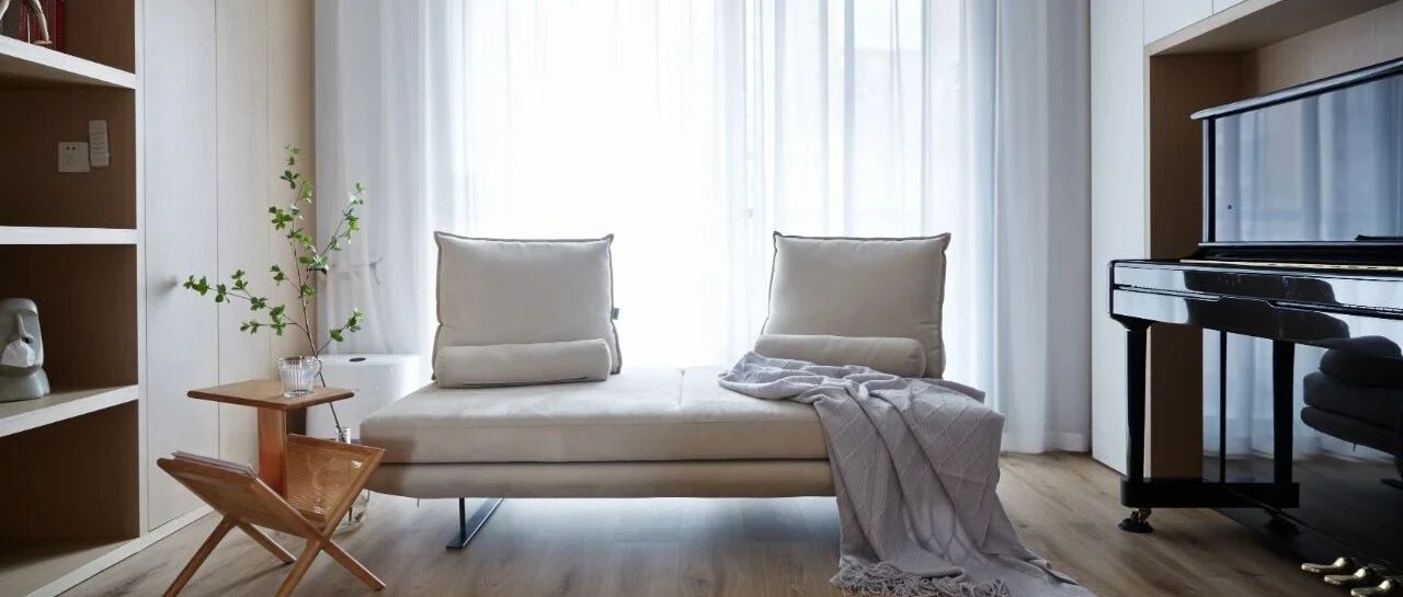 115㎡旧房改造，简约白+温润木质，让阳光在空间自由跳跃！