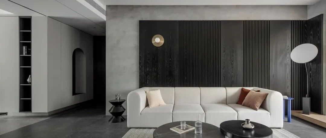 开放式、多处洄游动线...成都夫妻175㎡深色调质感家！