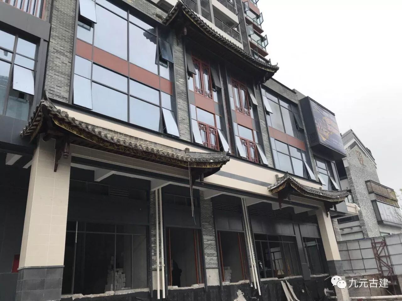 清远茶博城第三期工程进度