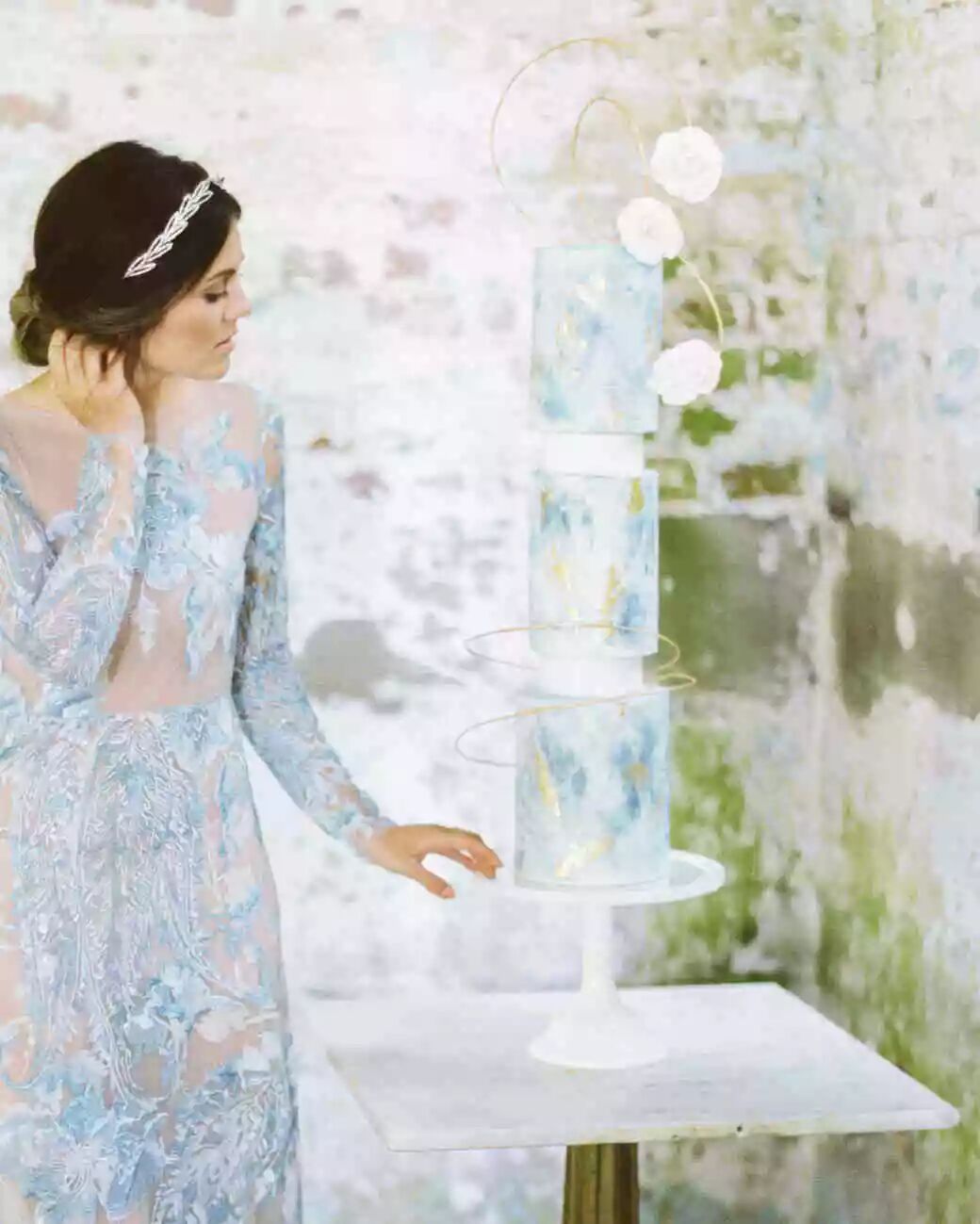 又高又瘦的婚礼蛋糕？婚礼甜品新高度