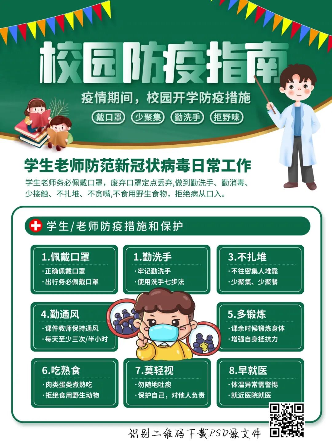 开学前第一课——校园疫情防控知识宣传_家长