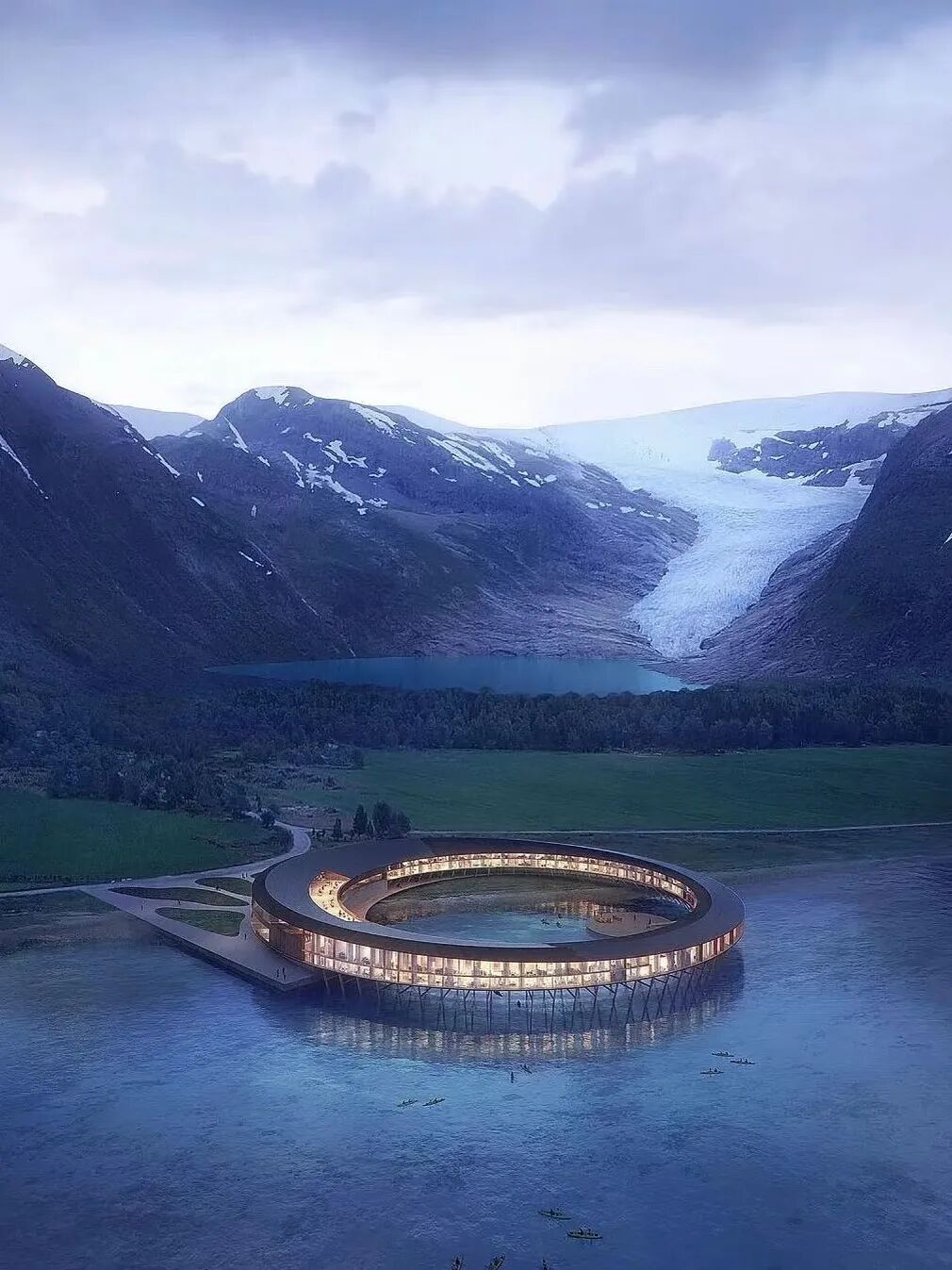 北欧奢华酒店极光温泉峡湾避世之旅多价位精选