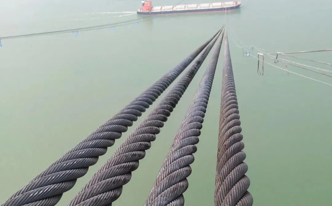 【5/23更新】壮观！海中最高猫道来了，那您知道啥是猫道吗？的图9