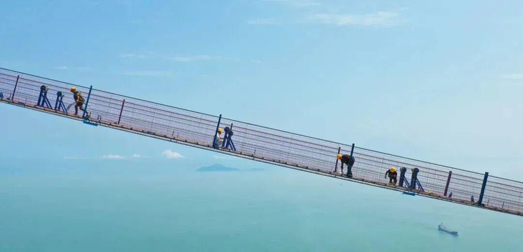 【5/23更新】壮观！海中最高猫道来了，那您知道啥是猫道吗？的图13