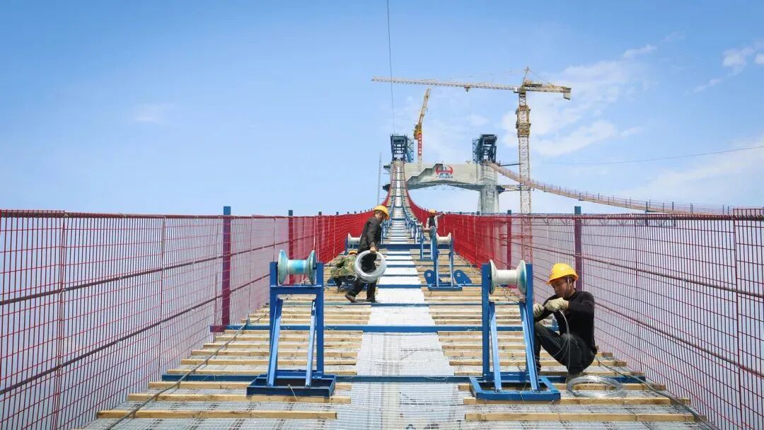 【5/23更新】壮观！海中最高猫道来了，那您知道啥是猫道吗？的图10