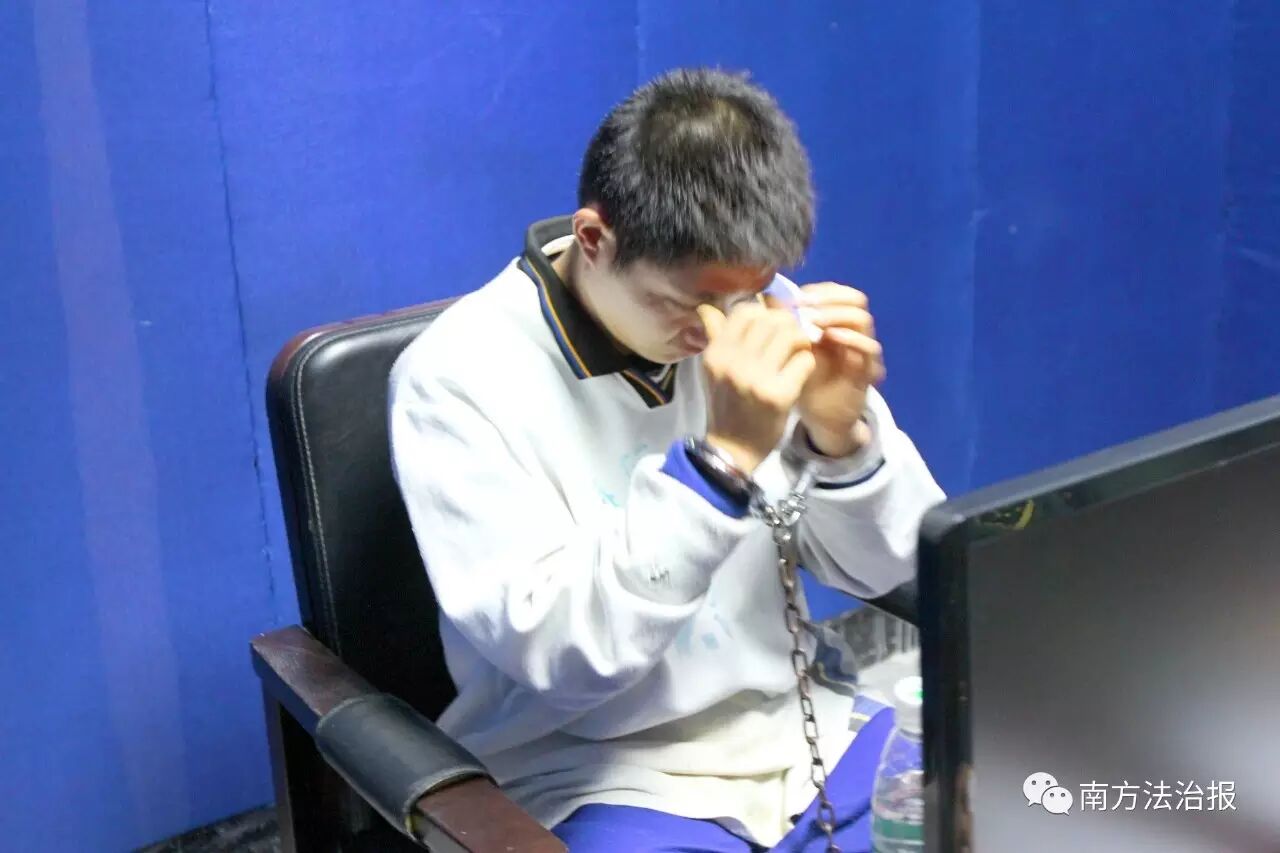 犯罪嫌疑人马某落网.   刘建高 摄