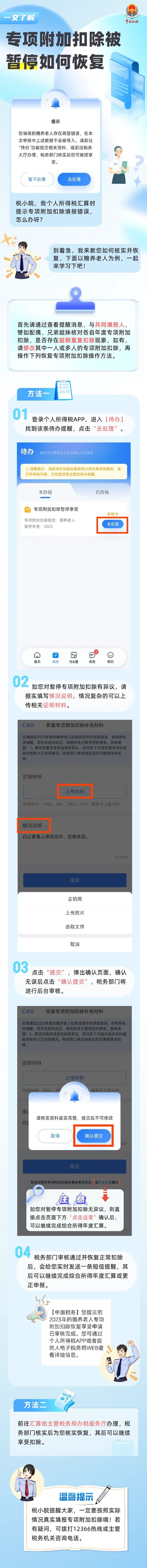 專項(xiàng)附加扣除被暫停怎么辦？一文教您如何恢復(fù)！
