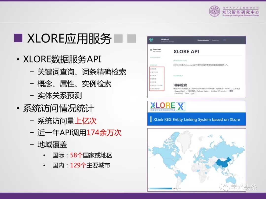 清華大學李涓子教授 : THUKC世界知識圖譜——XLORE