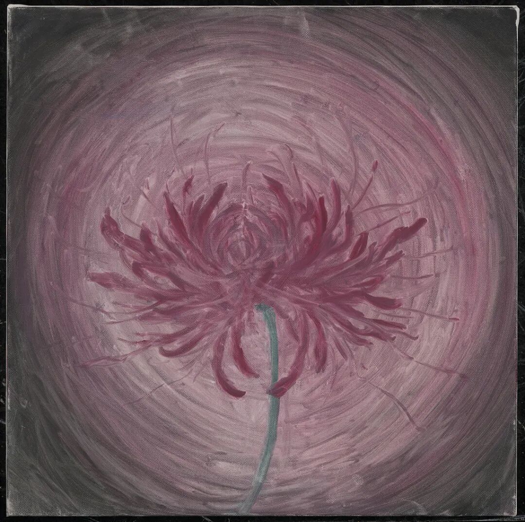 《彼岸花》 油画 60x60cm