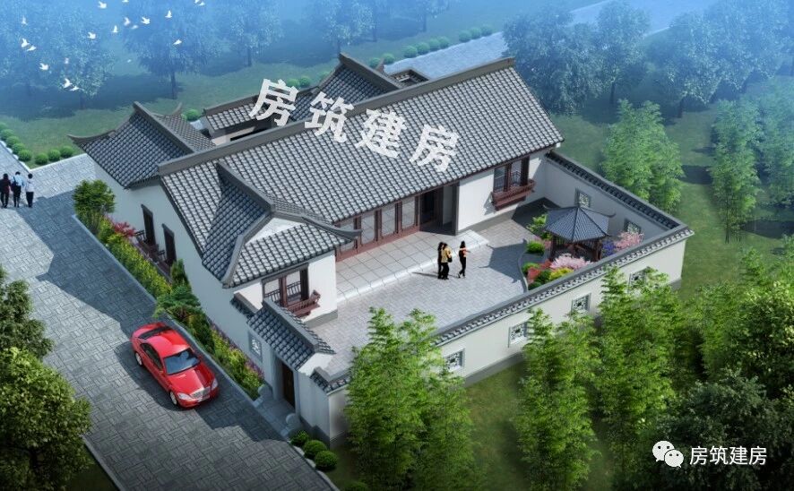 别墅设计：一层三合院，为什么人们都钟爱它？