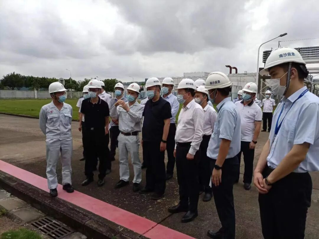 广州市副市长张锐带队到南沙小虎化工区检查安全管理情况-广东省应急