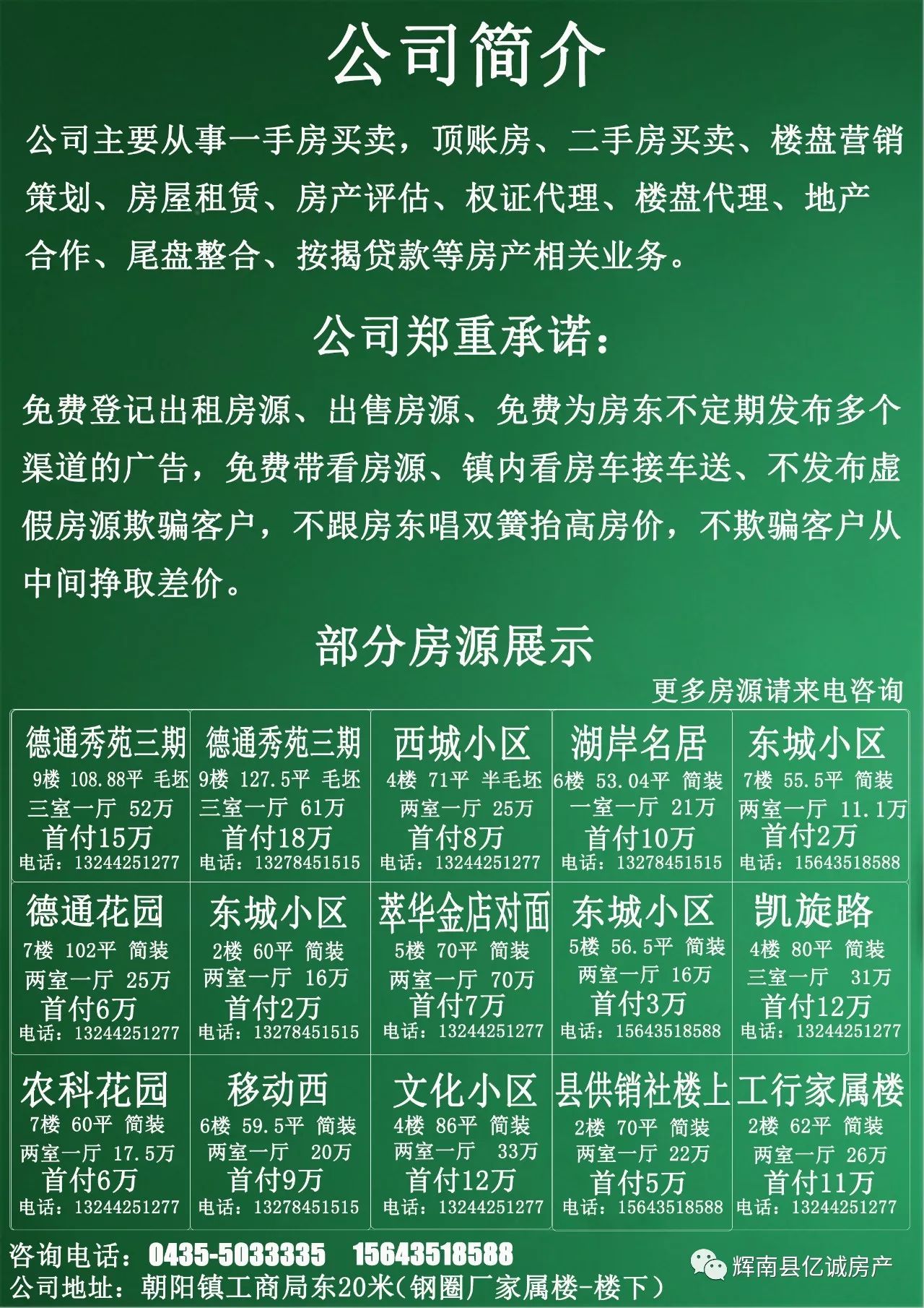 12月22日亿诚房产最新房源