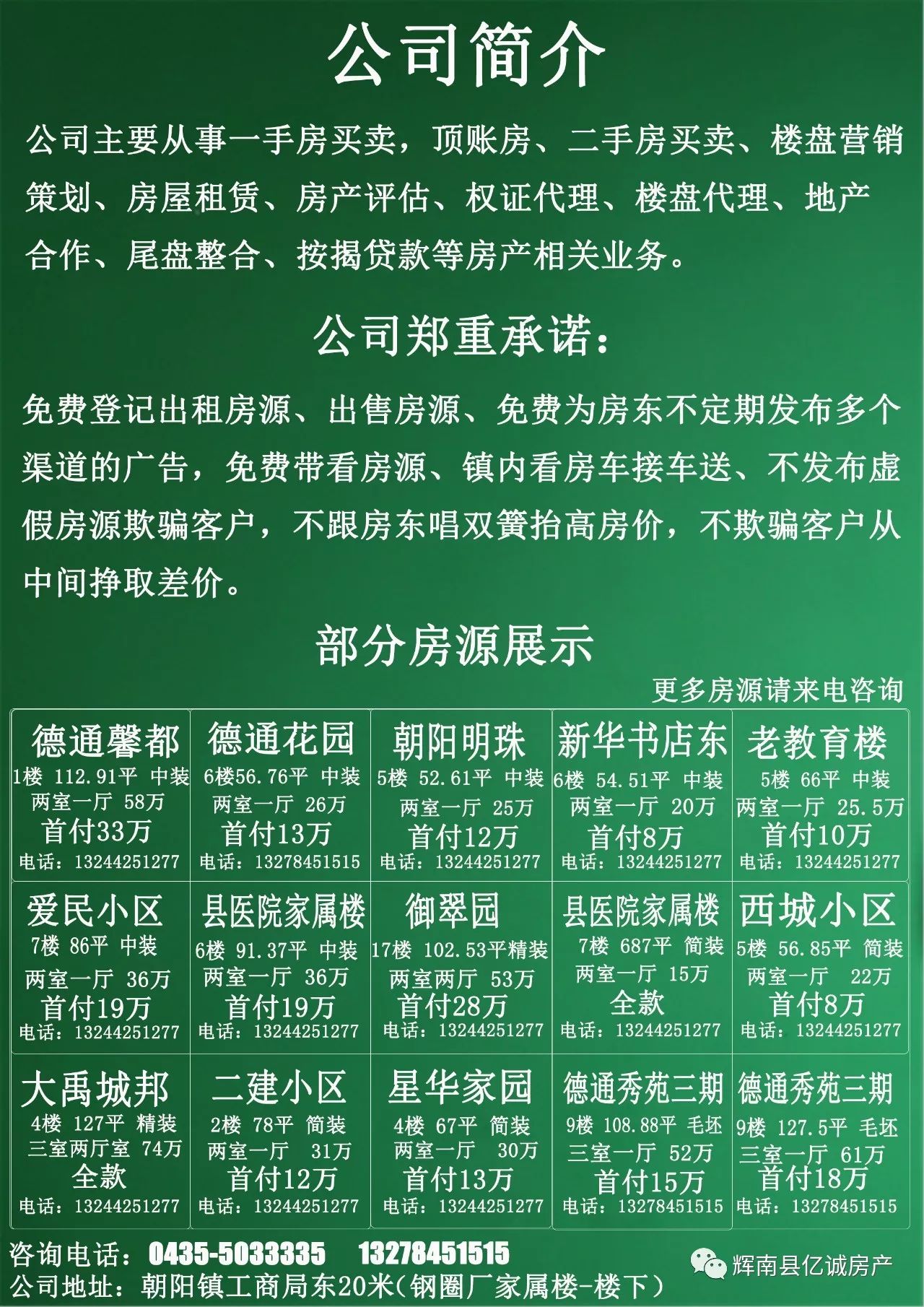 12月20日亿诚房产最新房源