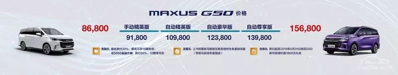 售8.68萬元-15.68萬元 上汽大通G50正式上市 汽車 第3張