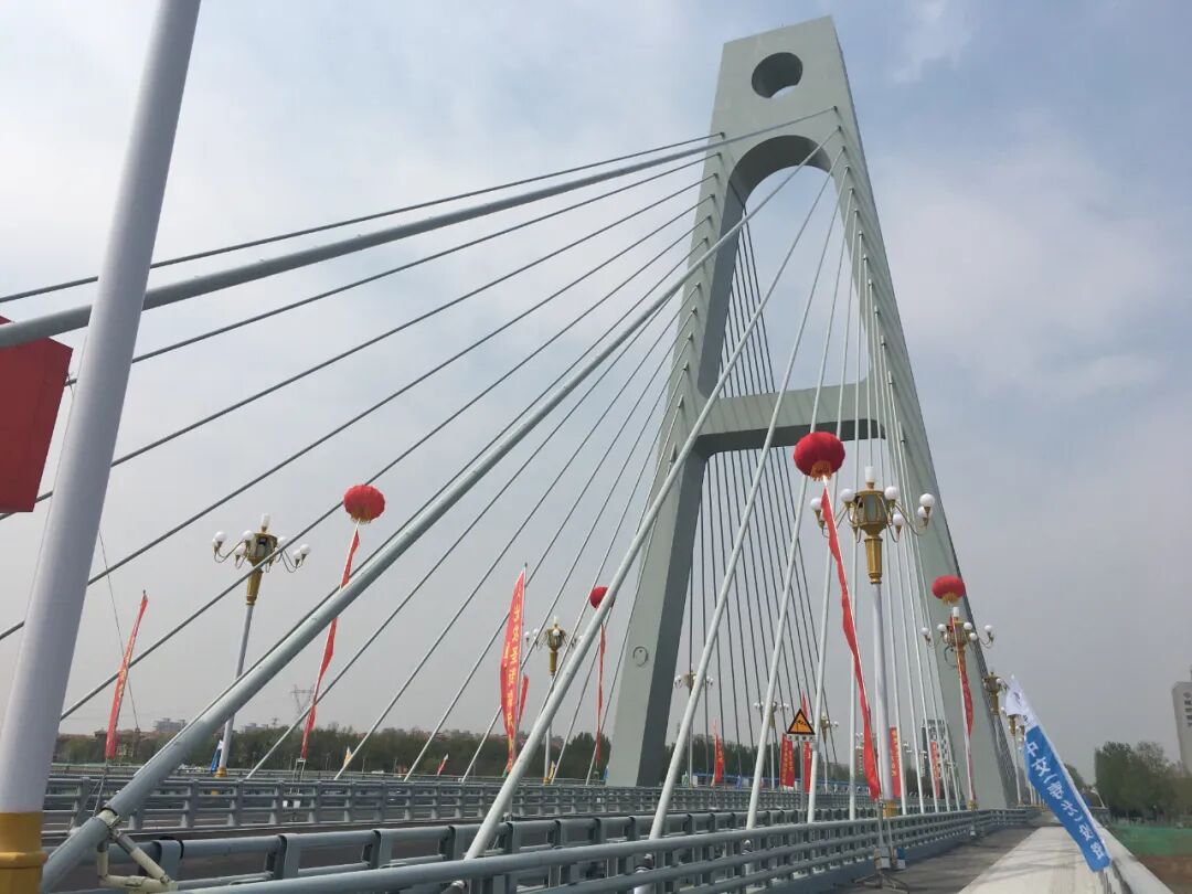 寿光市水利局农圣街弥河大桥正式通车