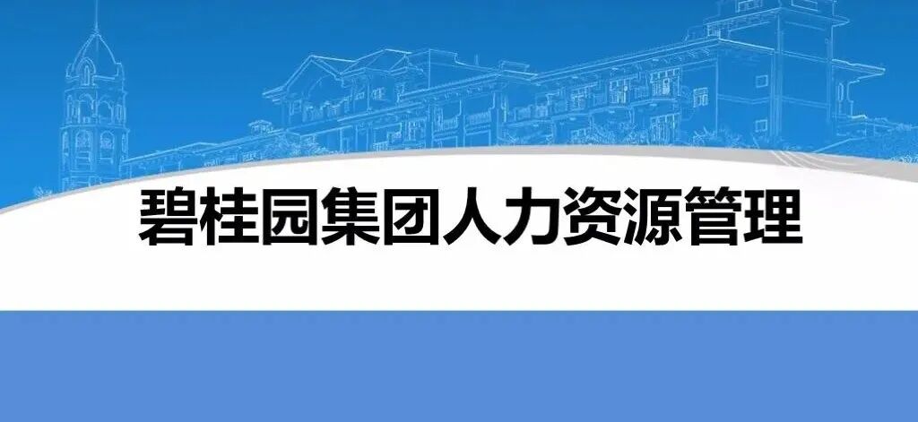 图片[1]-500强企业，碧桂园集团人力资源管理实践53页精品PPT课件，收藏！-91智库网