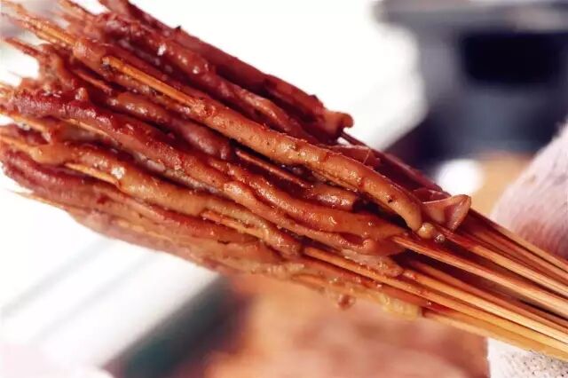 秘制烤鹅肠