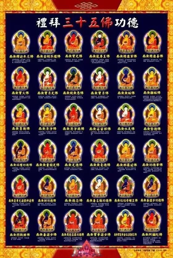 三十五佛忏悔文 每天最少念一遍 一切罪恶 皆可除灭 善友五台 微信公众号文章阅读 Wemp