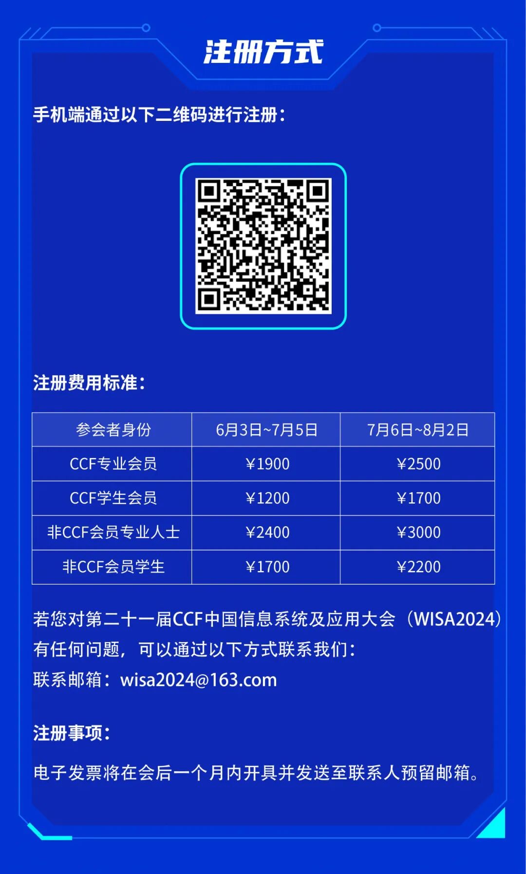 CCF WISA 2024 七大论坛讲者阵容全公布！中国计算机学会