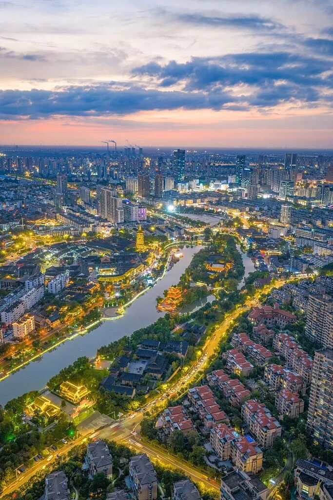 △淮安里运河和清江浦楼