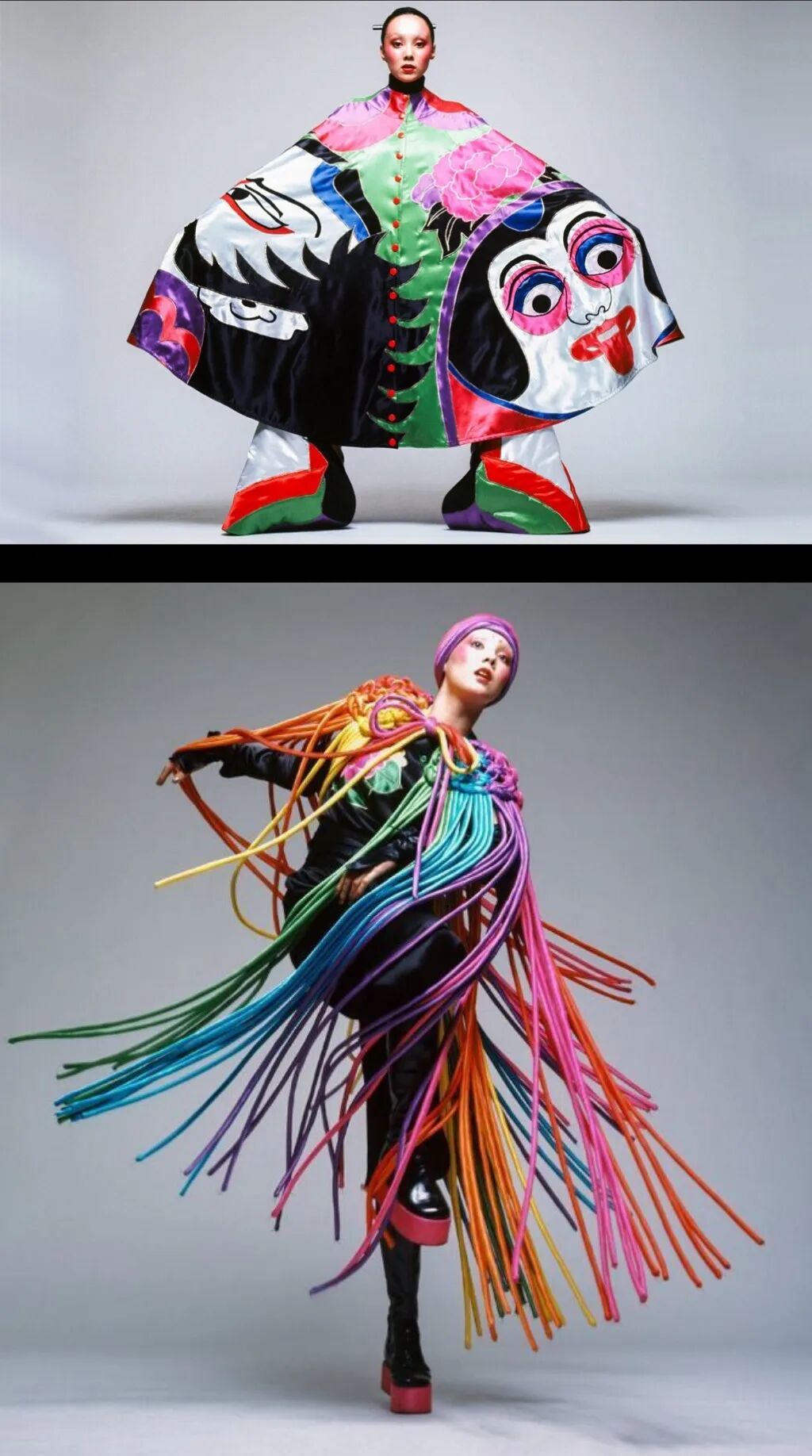 继承了日本新派画家天明屋尚提出的美学观念——"basara(婆娑罗)",这