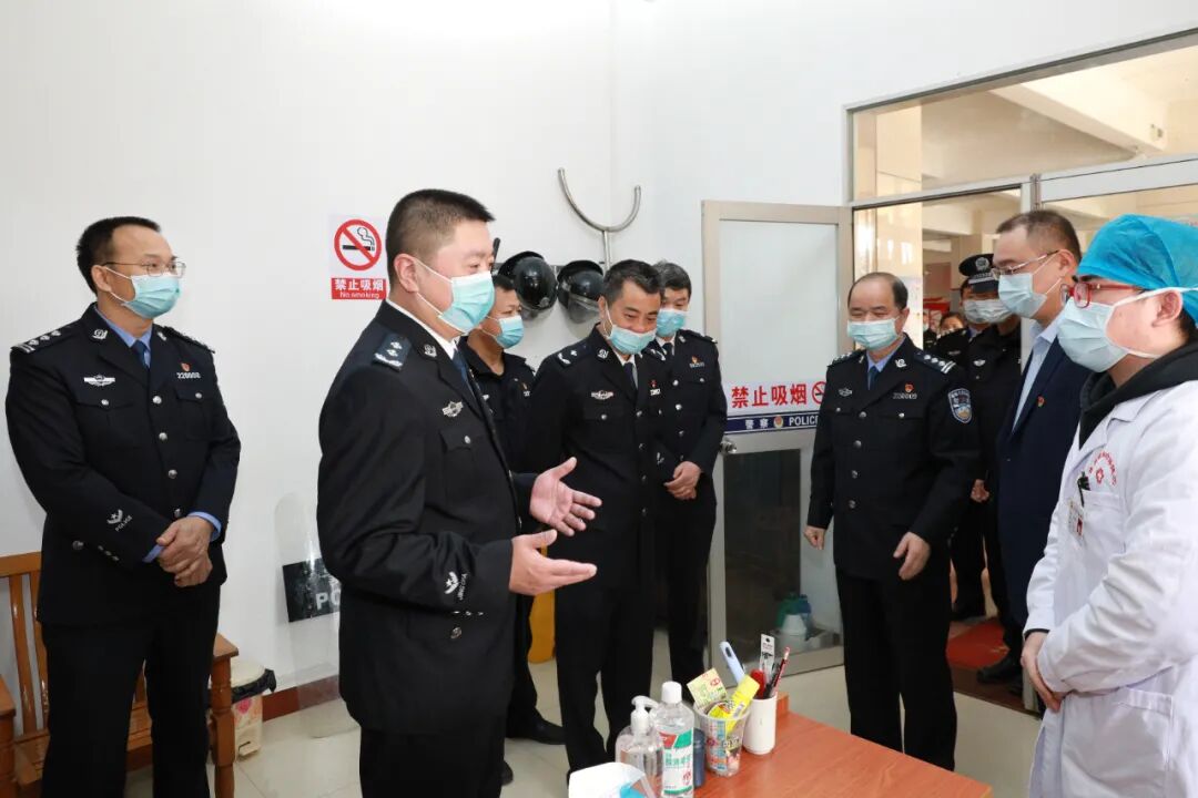 省公安厅副厅长张锐来茂开展春节走访慰问及督导检查节前安保工作