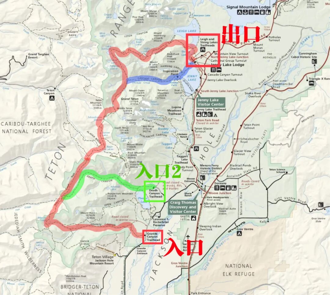 提顿山脊步道Teton Crest Trail攻略– 张诺娅, image size:1080x967